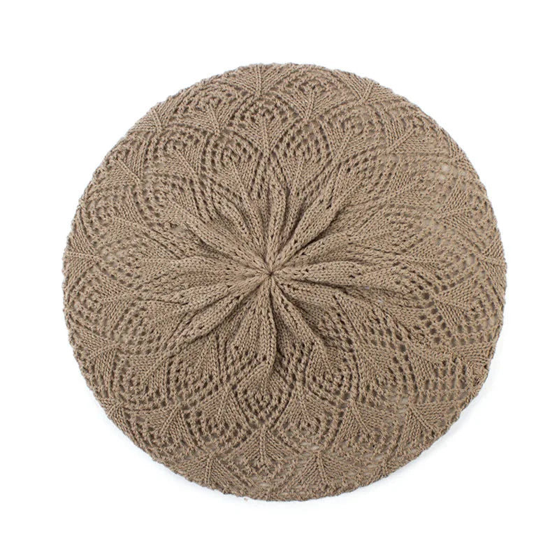 Lightweight Knitted Beret – Stylish & Breathable Hat for Women only £6.99 from Berets Etc