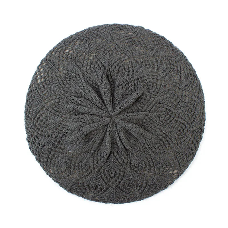 Lightweight Knitted Beret – Stylish & Breathable Hat for Women only £6.99 from Berets Etc