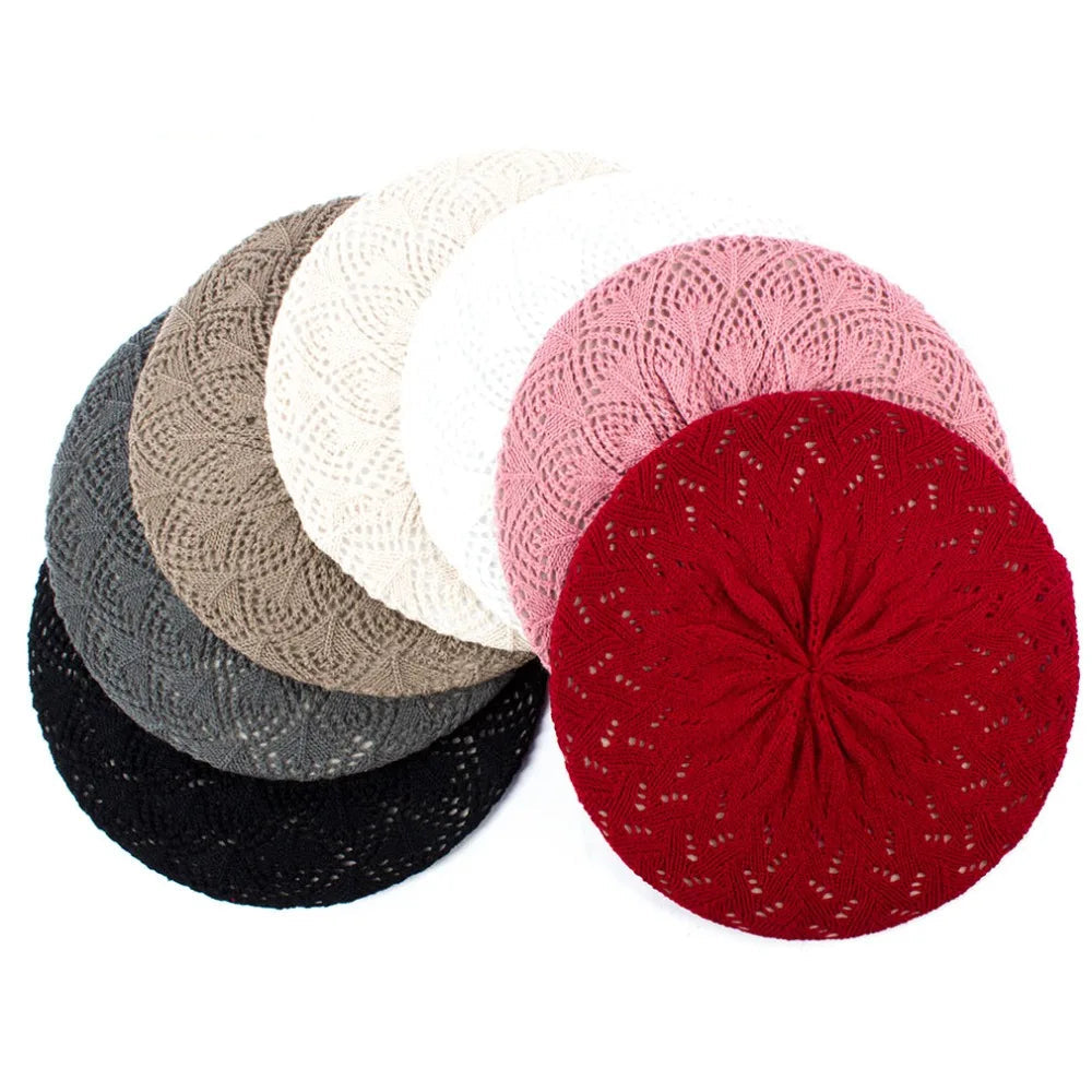 Lightweight Knitted Beret – Stylish & Breathable Hat for Women only £6.99 from Berets Etc