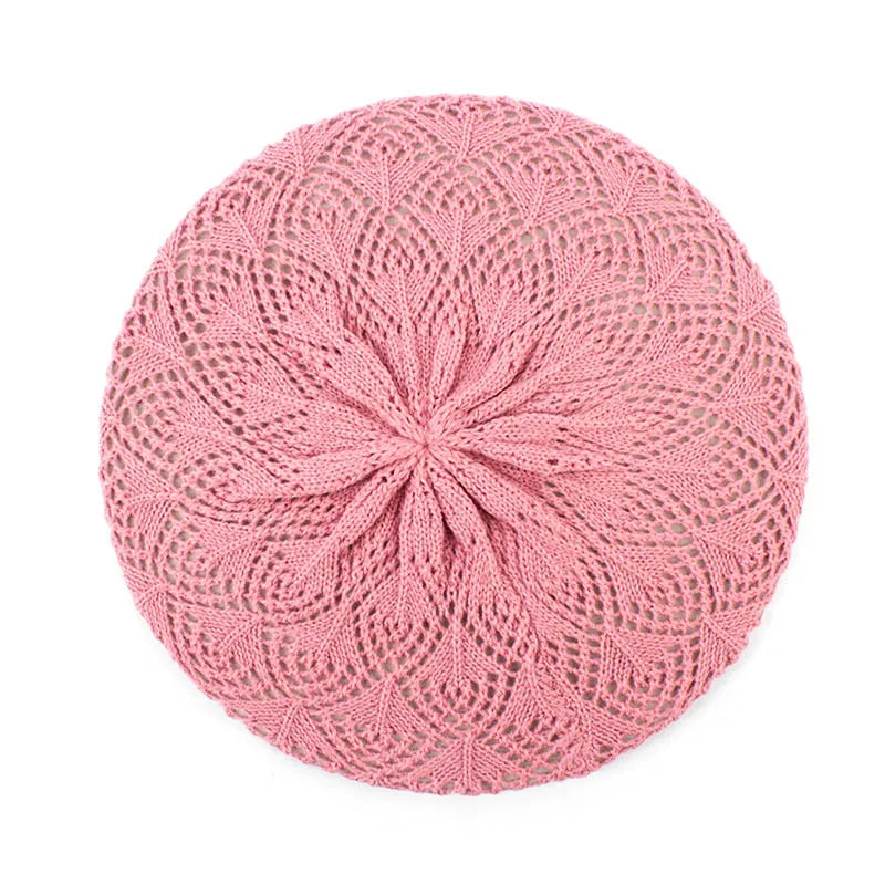 Lightweight Knitted Beret – Stylish & Breathable Hat for Women only £6.99 from Berets Etc