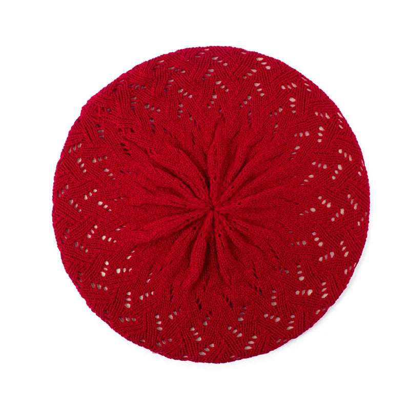 Lightweight Knitted Beret – Stylish & Breathable Hat for Women only £6.99 from Berets Etc