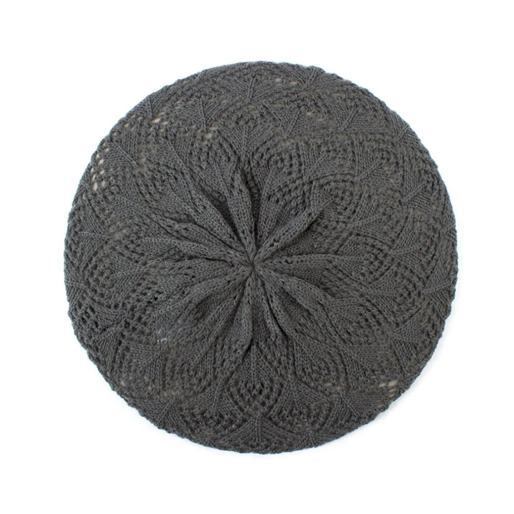 Lightweight Knitted Beret – Stylish & Breathable Hat for Women only £6.99 from Berets Etc