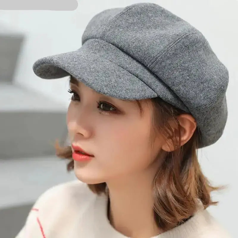 Women’s Newsboy Cap – Vintage Painter Style Hat, Soft Wool Blend – Chic & Timeless only £12.99 from Berets Etc