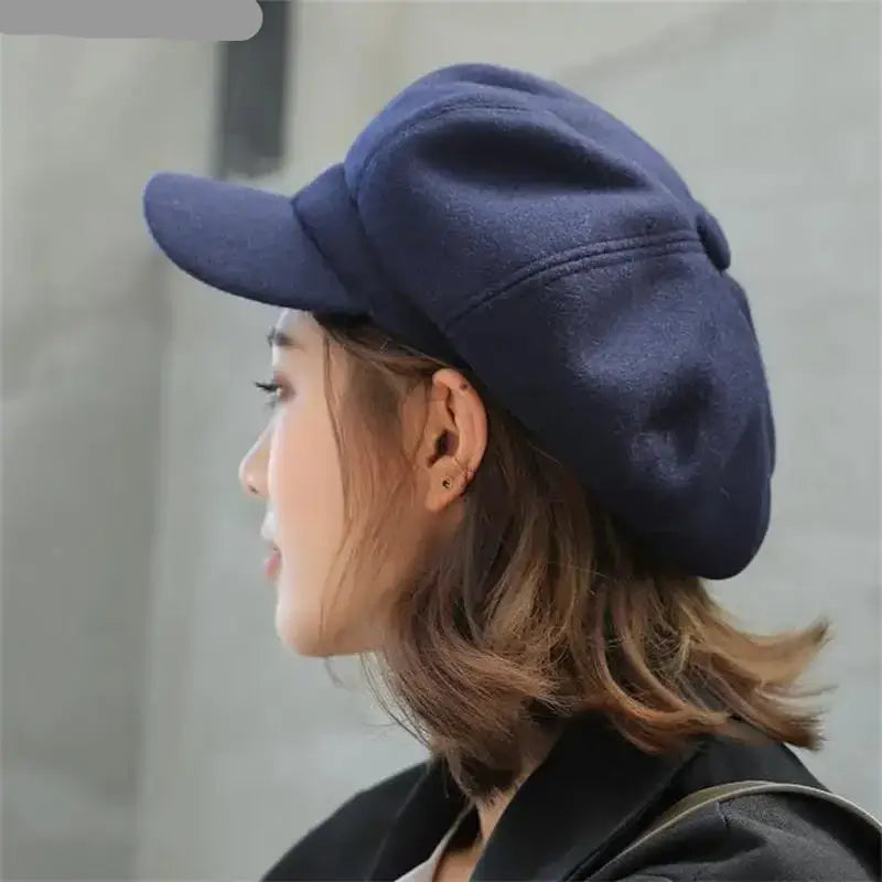 Women’s Newsboy Cap – Vintage Painter Style Hat, Soft Wool Blend – Chic & Timeless only £12.99 from Berets Etc