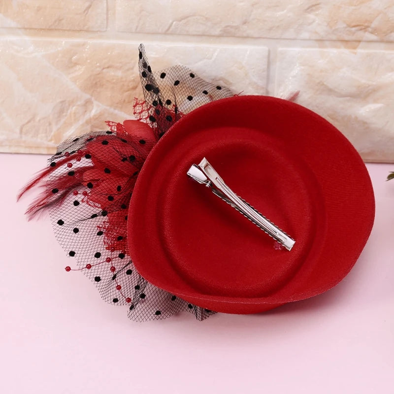 Elegant Feather & Pearl Fascinator – Wedding & Occasion Hat only £11.99 from Berets Etc