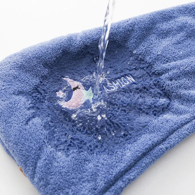 Quick-Dry Hair Towel Wrap - Super Absorbent & Soft only £5.99 from Berets Etc