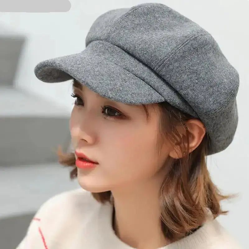 Women’s Newsboy Cap – Vintage Painter Style Hat, Soft Wool Blend – Chic & Timeless only £12.99 from Berets Etc