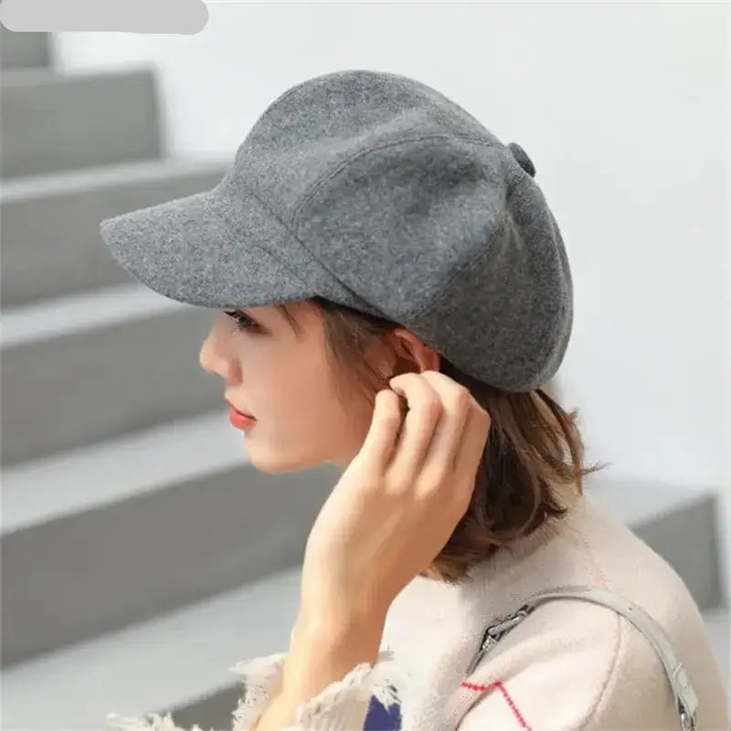 Women’s Newsboy Cap – Vintage Painter Style Hat, Soft Wool Blend – Chic & Timeless only £12.99 from Berets Etc