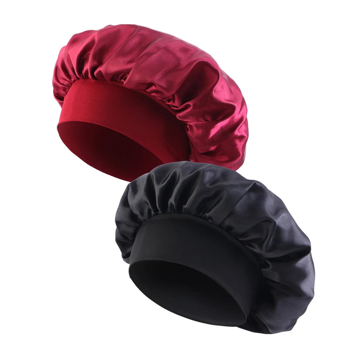 Luxury Satin Sleep Bonnet – Wide-Brimmed & Gentle on Hair only £7.99 from Berets Etc