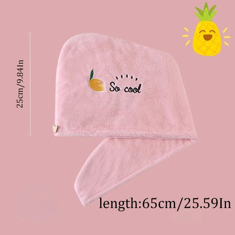 Quick-Dry Hair Towel Wrap - Super Absorbent & Soft only £5.99 from Berets Etc