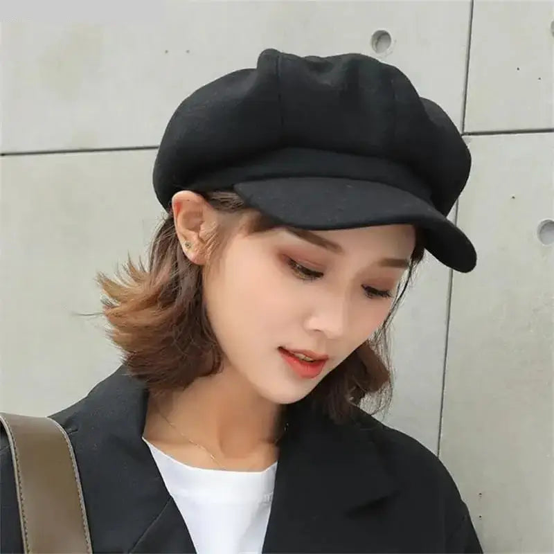 Women’s Newsboy Cap – Vintage Painter Style Hat, Soft Wool Blend – Chic & Timeless only £12.99 from Berets Etc