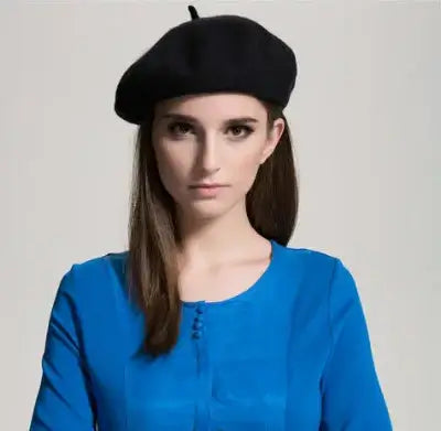 Classic Wool Beret for Women – 100% Soft Wool, Timeless French Style – 18 Colours only £9.99 from Berets Etc